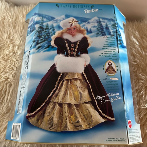 Vintage New In Box 1996 Happy Holiday Barbie Special Edition - Picture 8 of 12